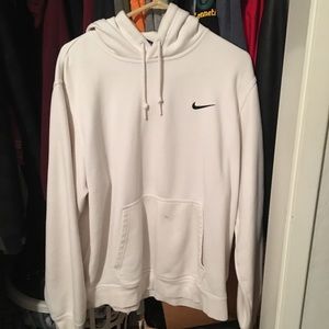 White nike hoodie